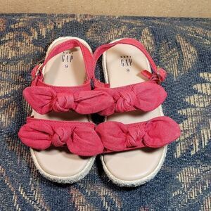 Baby Gap Red Bow Sandals- Size 9